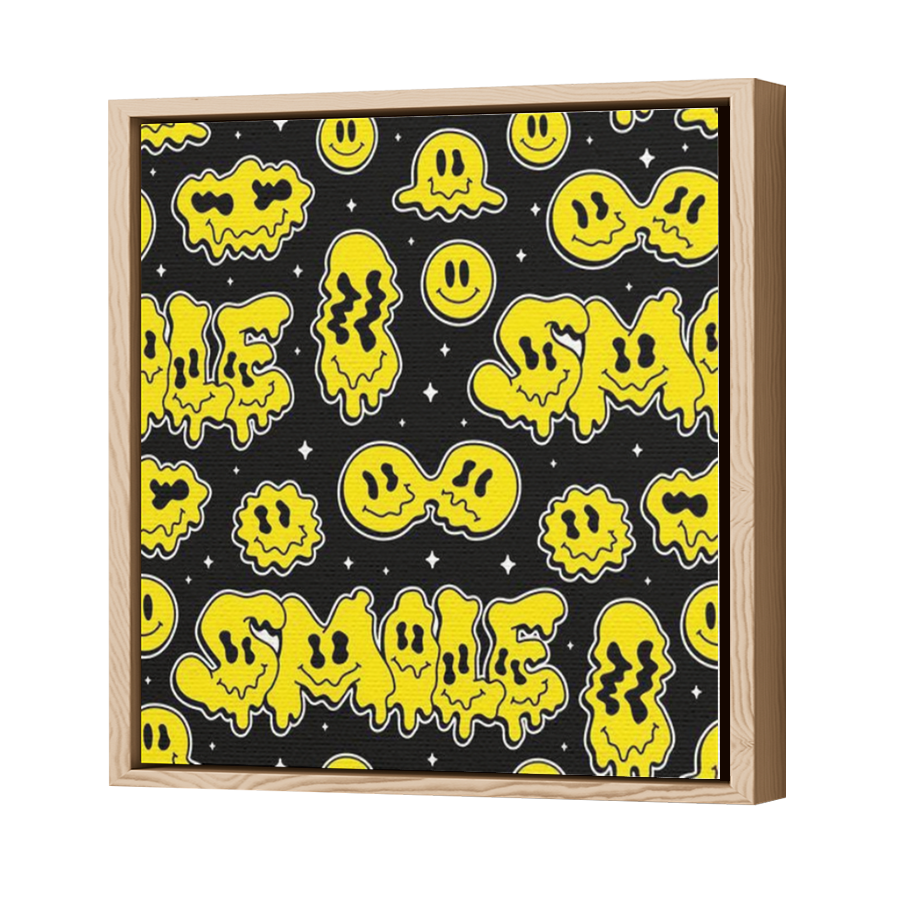 Thumbnail for Canvas - Wood Grain Floating Frame