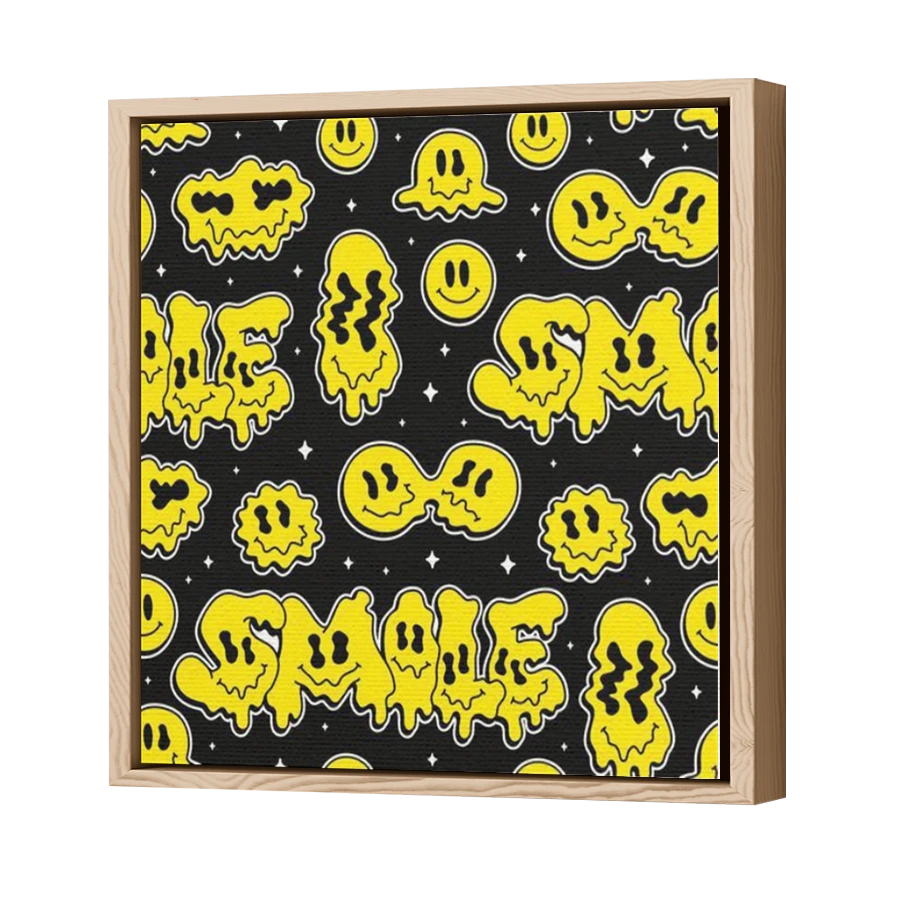 Thumbnail for Canvas - Wood Grain Floating Frame