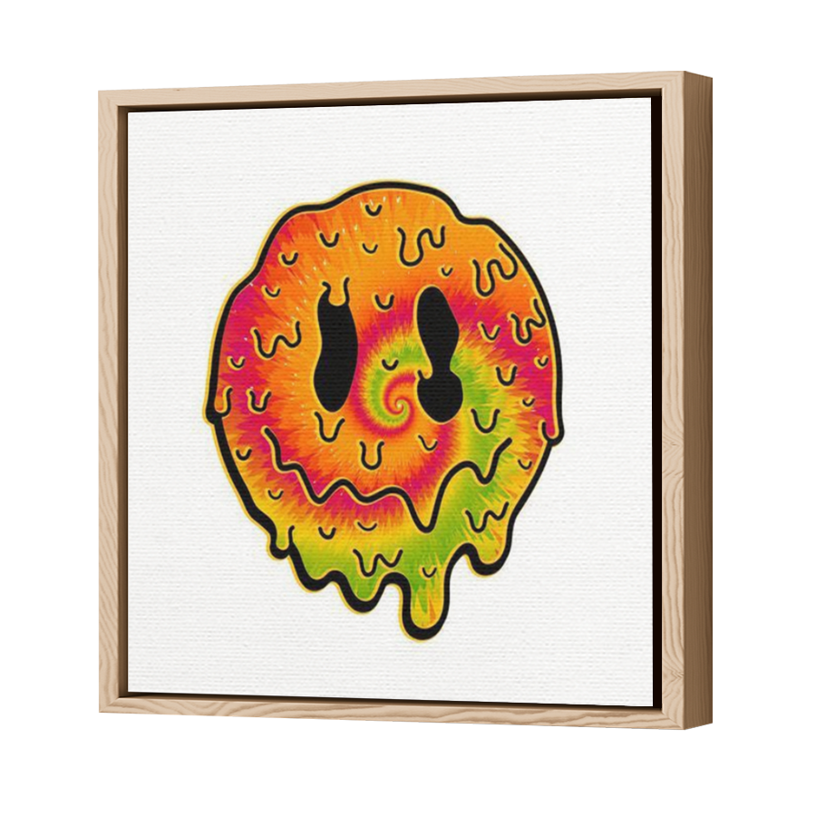 Thumbnail for Canvas - Wood Grain Floating Frame