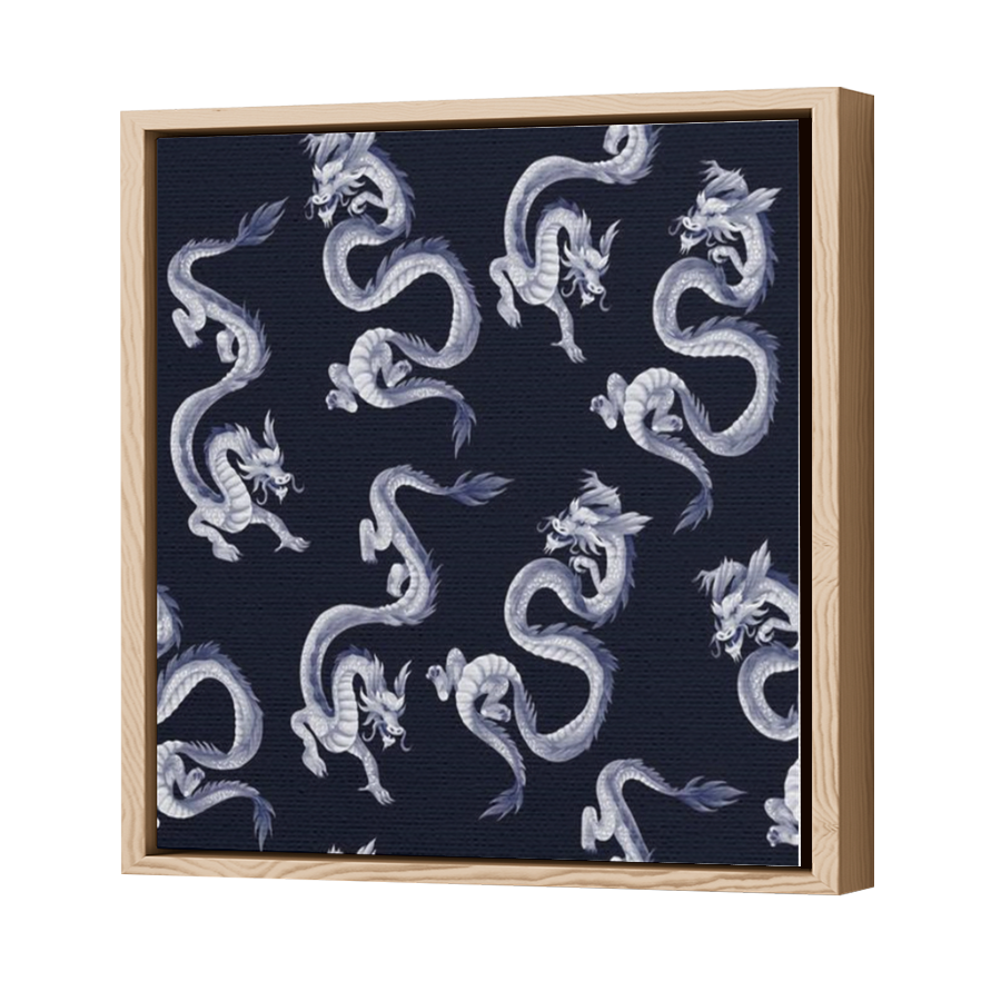 Thumbnail for Canvas - Wood Grain Floating Frame