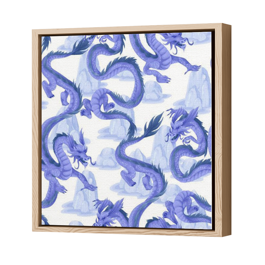 Thumbnail for Canvas - Wood Grain Floating Frame