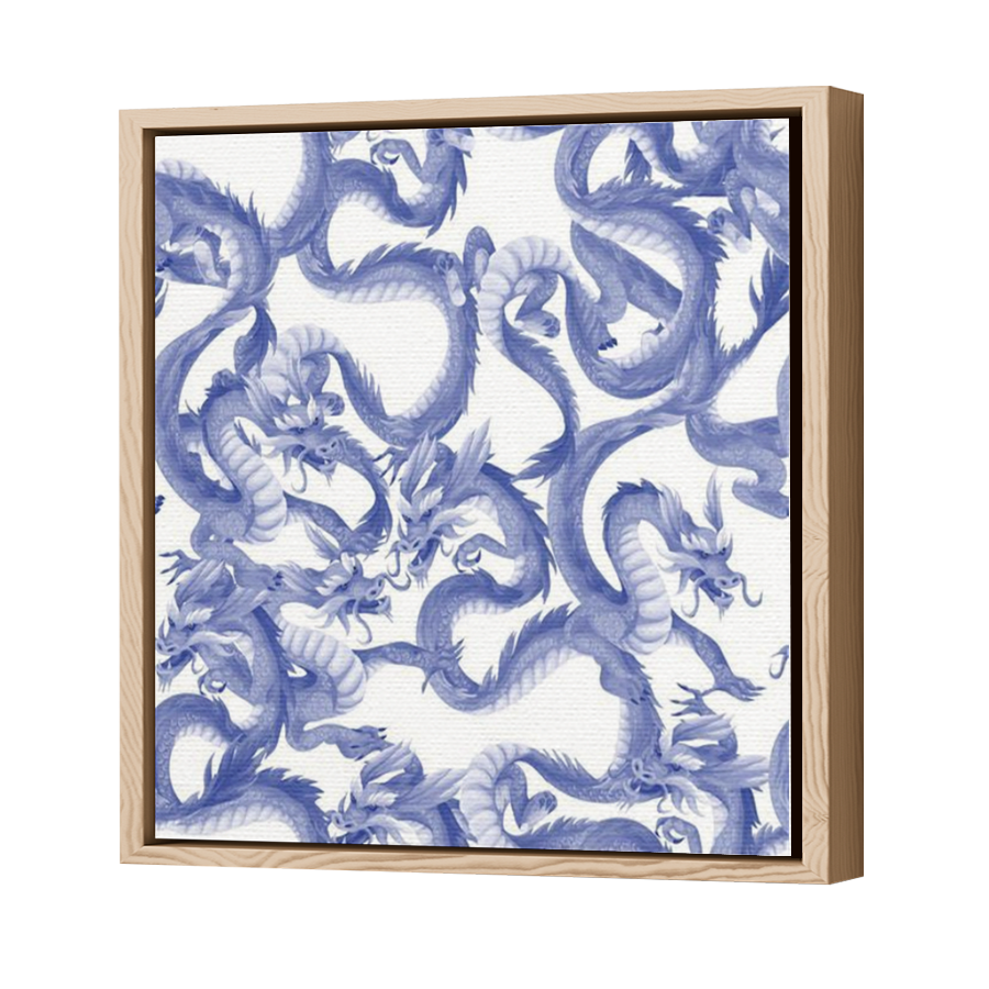 Thumbnail for Canvas - Wood Grain Floating Frame