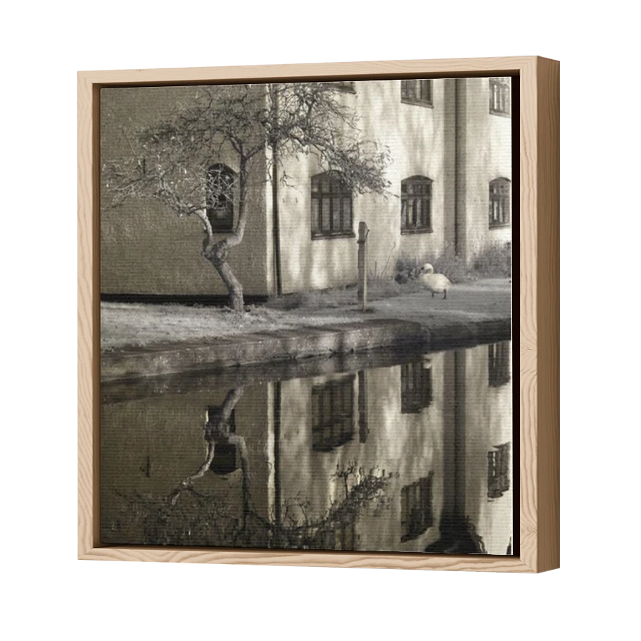 Thumbnail for Canvas - Wood Grain Floating Frame