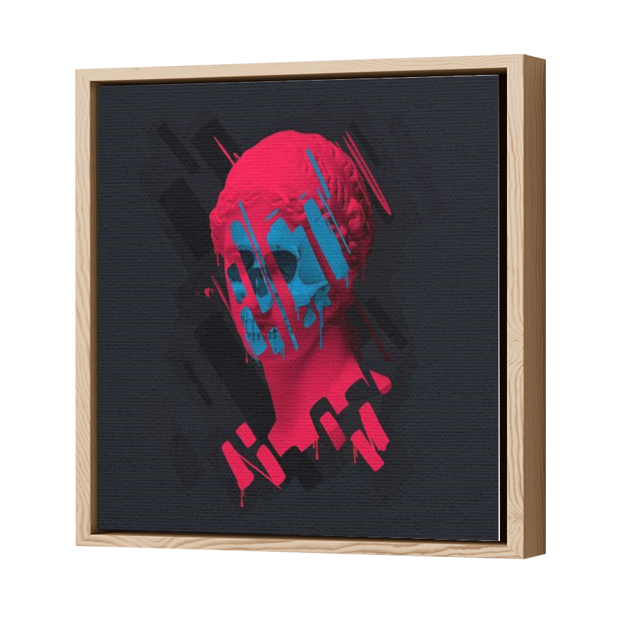 Thumbnail for Canvas - Wood Grain Floating Frame