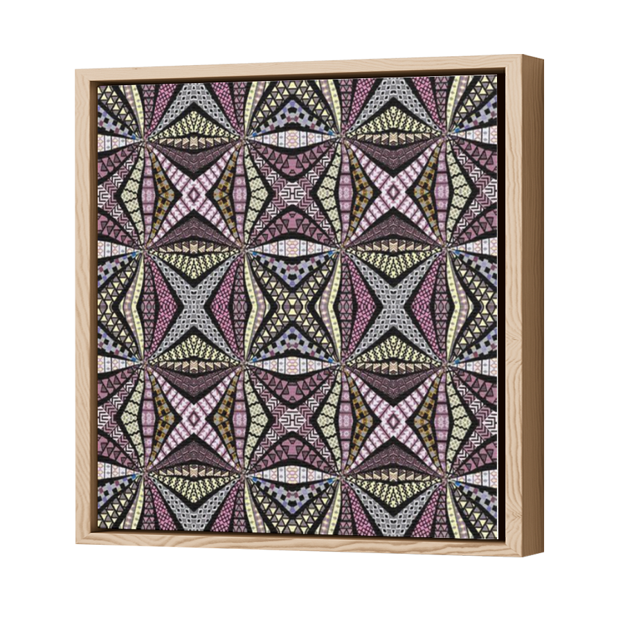 Thumbnail for Canvas - Wood Grain Floating Frame