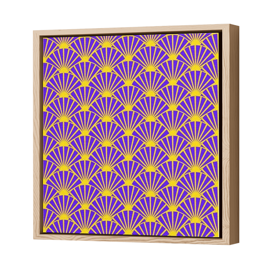 Thumbnail for Canvas - Wood Grain Floating Frame