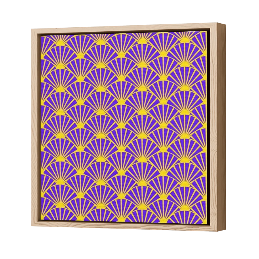 Thumbnail for Canvas - Wood Grain Floating Frame