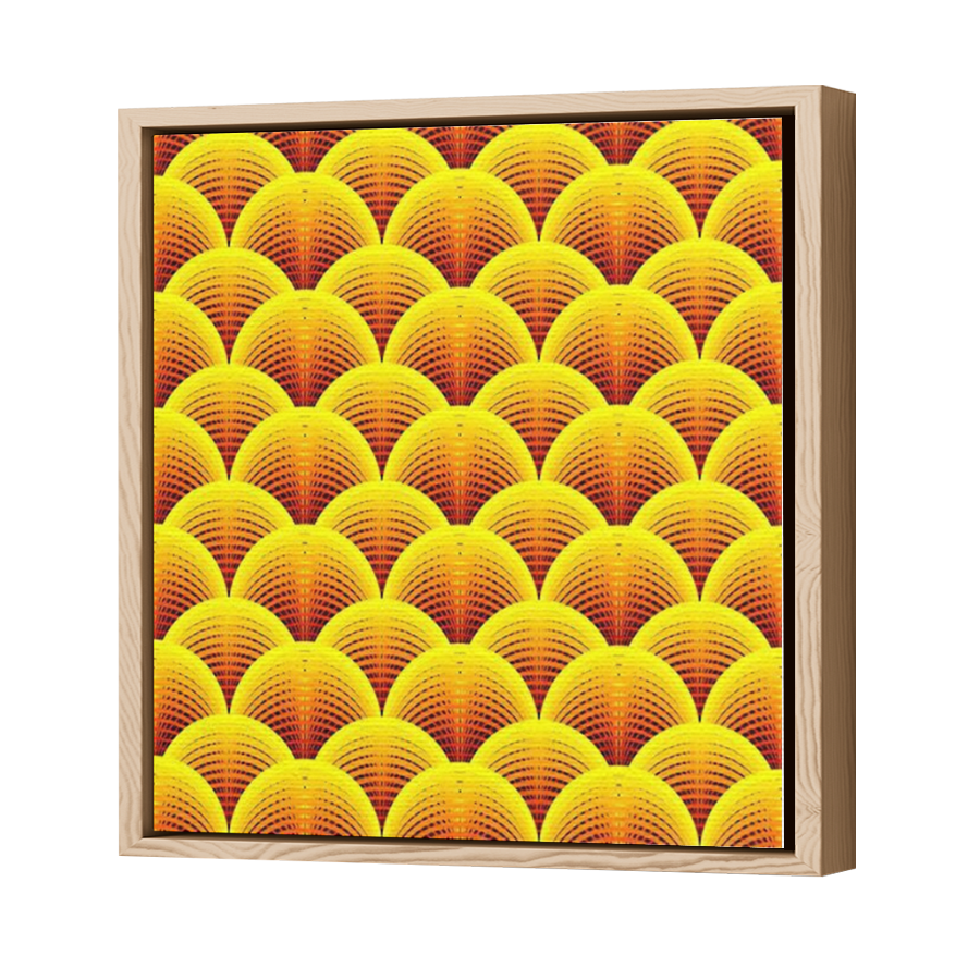 Thumbnail for Canvas - Wood Grain Floating Frame