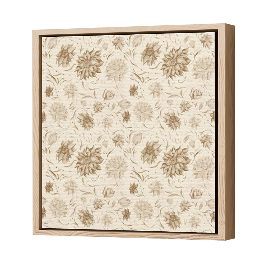 Thumbnail for Canvas - Wood Grain Floating Frame