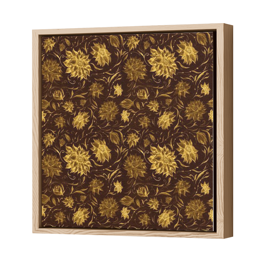 Thumbnail for Canvas - Wood Grain Floating Frame