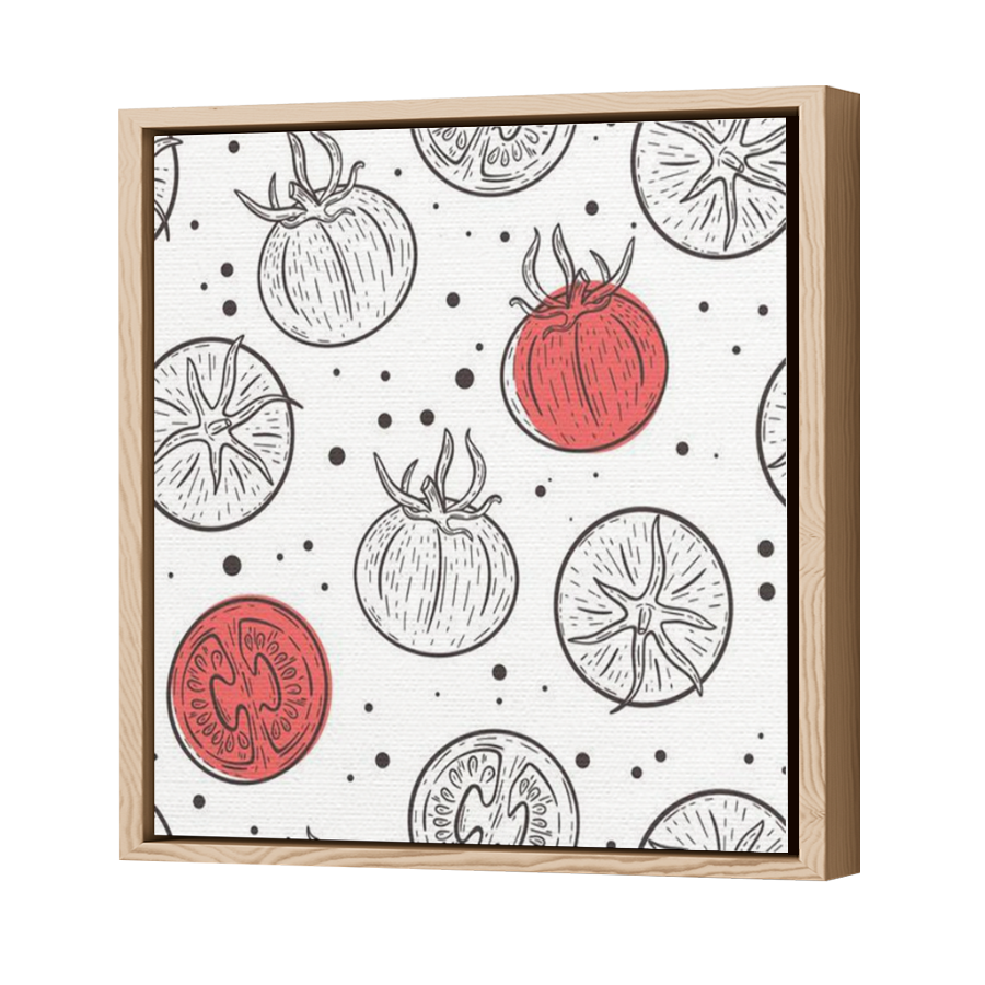 Thumbnail for Canvas - Wood Grain Floating Frame