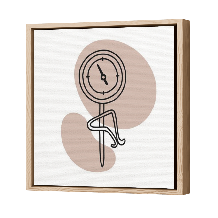 Thumbnail for Canvas - Wood Grain Floating Frame