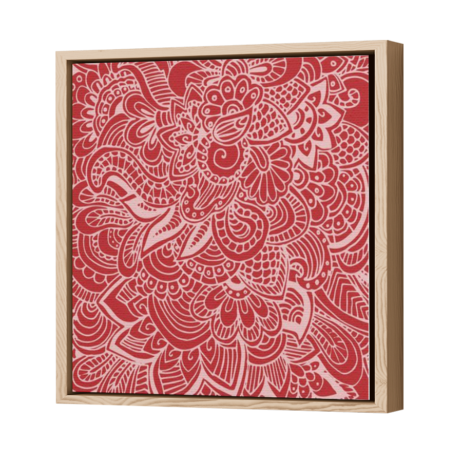Thumbnail for Canvas - Wood Grain Floating Frame