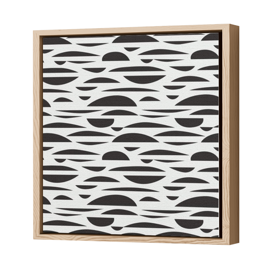 Thumbnail for Canvas - Wood Grain Floating Frame