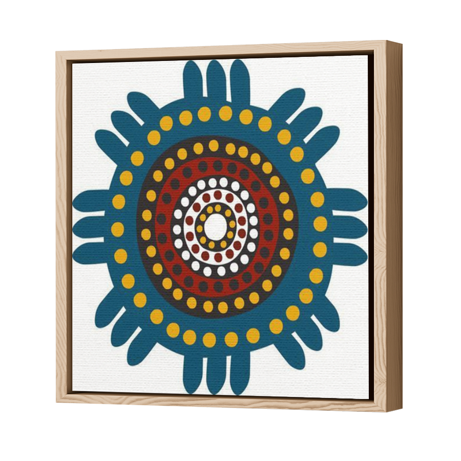 Thumbnail for Canvas - Wood Grain Floating Frame
