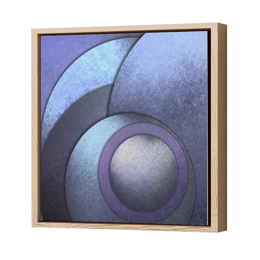 Thumbnail for Canvas - Wood Grain Floating Frame