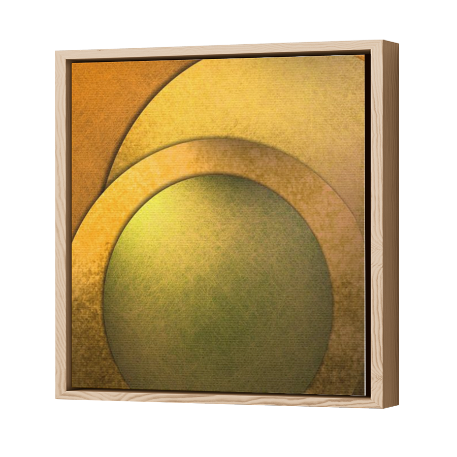 Thumbnail for Canvas - Wood Grain Floating Frame