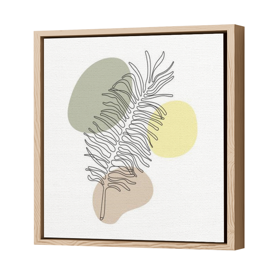Thumbnail for Canvas - Wood Grain Floating Frame