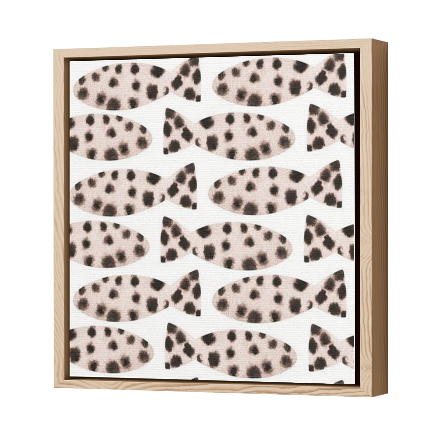 Thumbnail for Canvas - Wood Grain Floating Frame