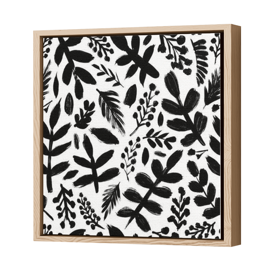 Thumbnail for Canvas - Wood Grain Floating Frame