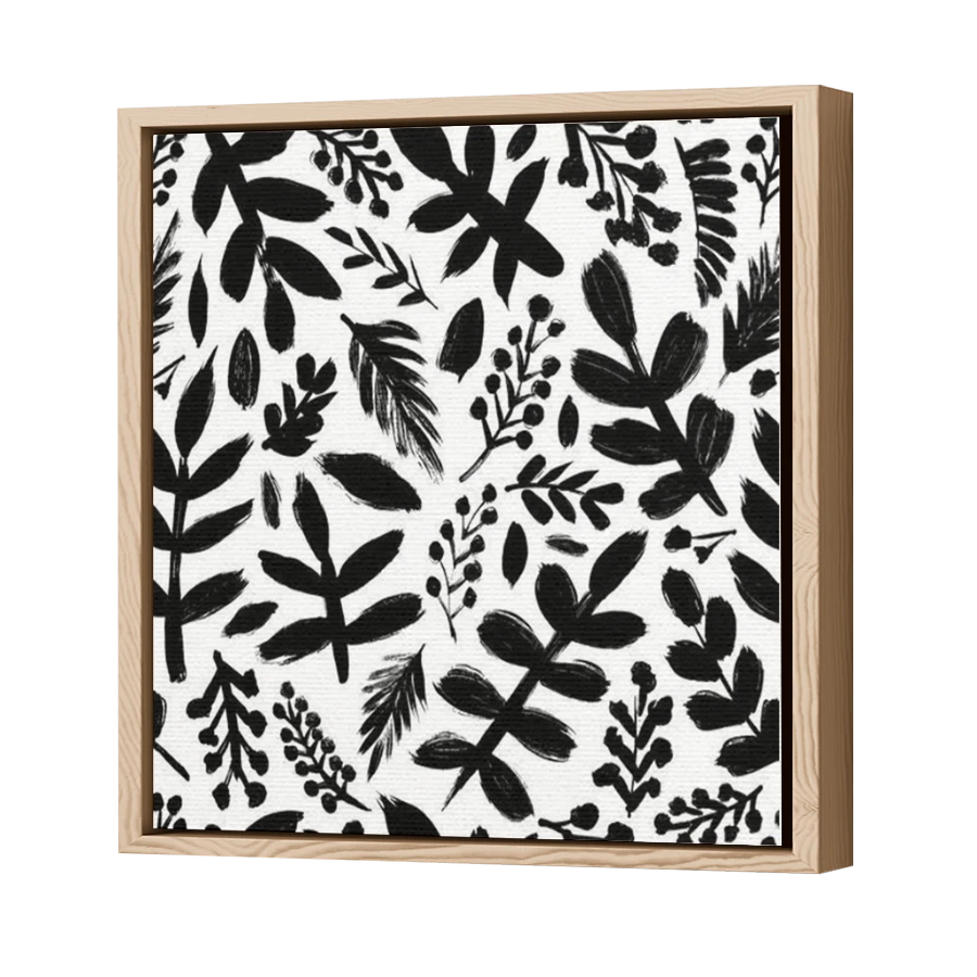Thumbnail for Canvas - Wood Grain Floating Frame