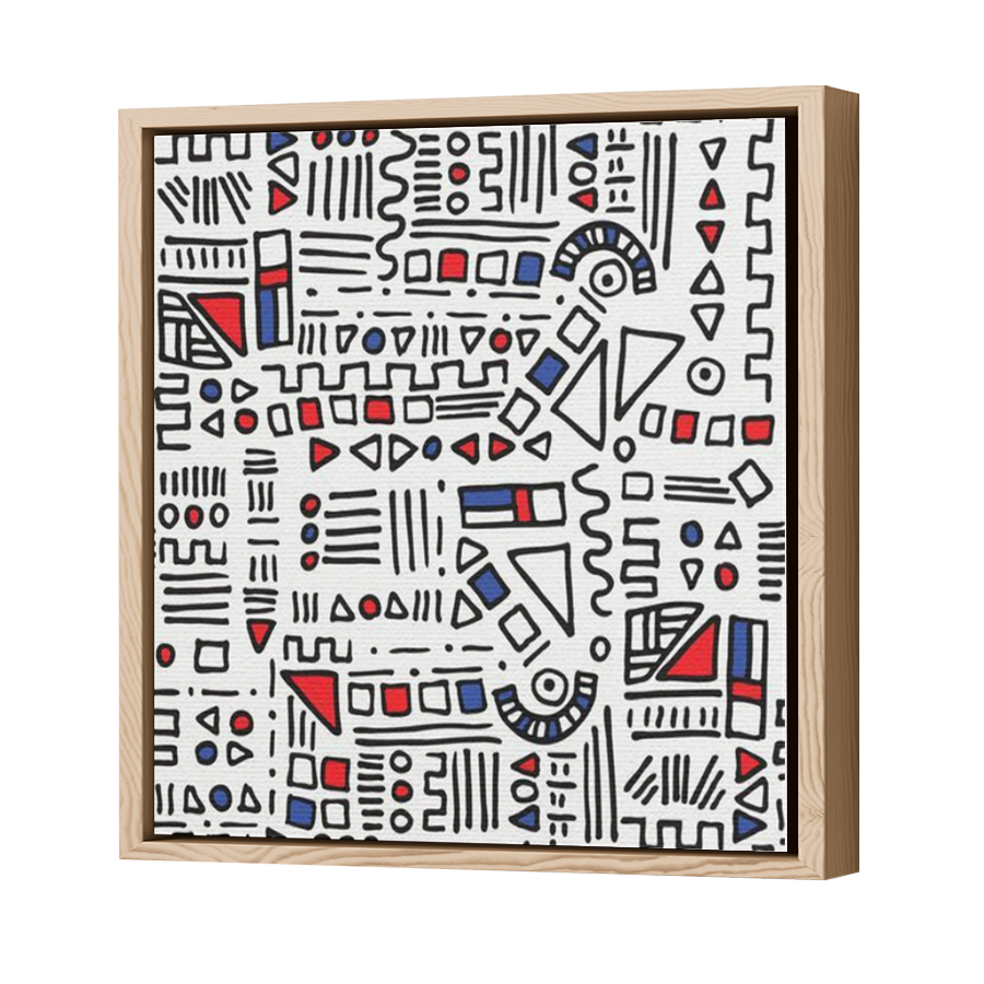 Thumbnail for Canvas - Wood Grain Floating Frame