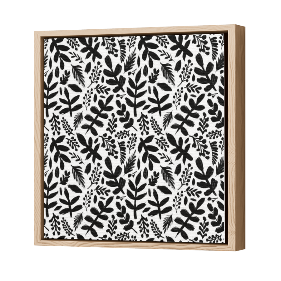 Thumbnail for Canvas - Wood Grain Floating Frame