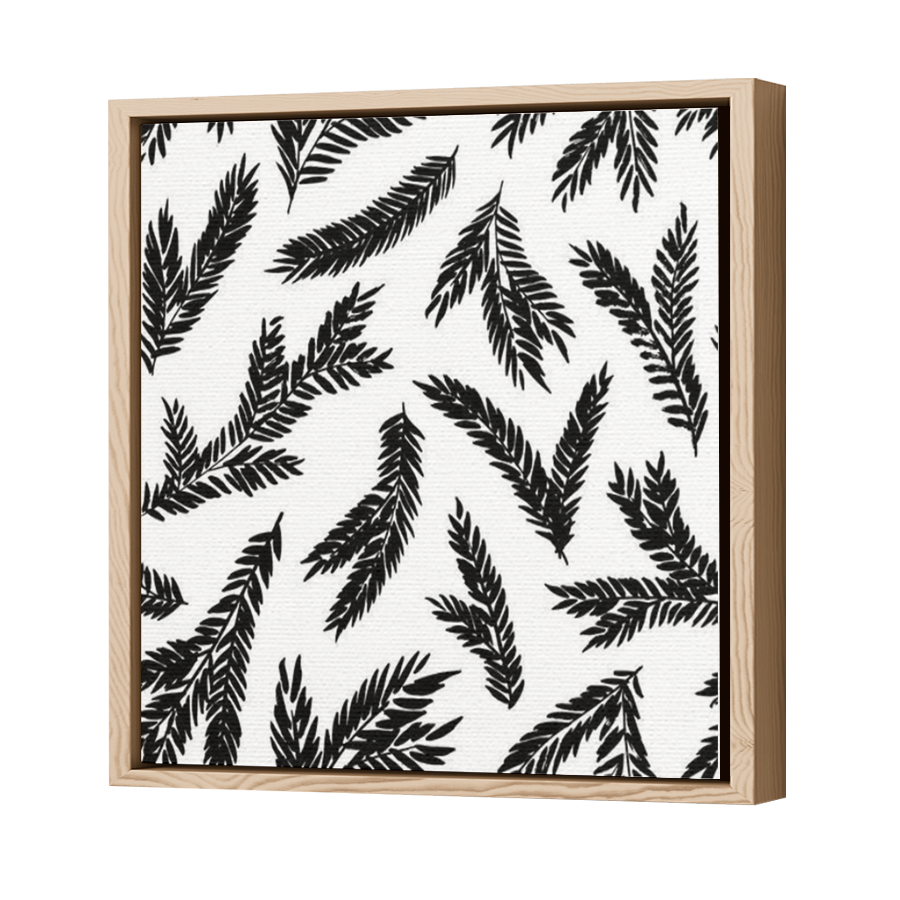 Thumbnail for Canvas - Wood Grain Floating Frame