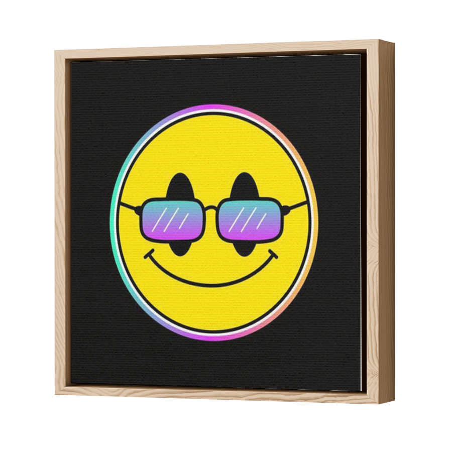 Thumbnail for Canvas - Wood Grain Floating Frame