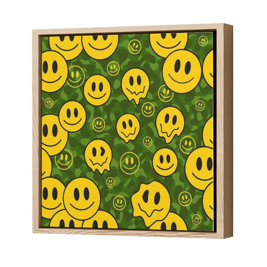 Thumbnail for Canvas - Wood Grain Floating Frame