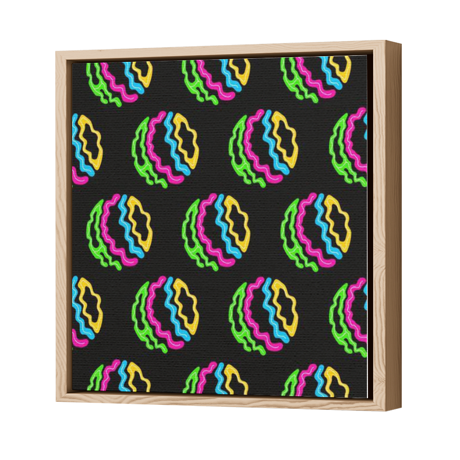 Thumbnail for Canvas - Wood Grain Floating Frame