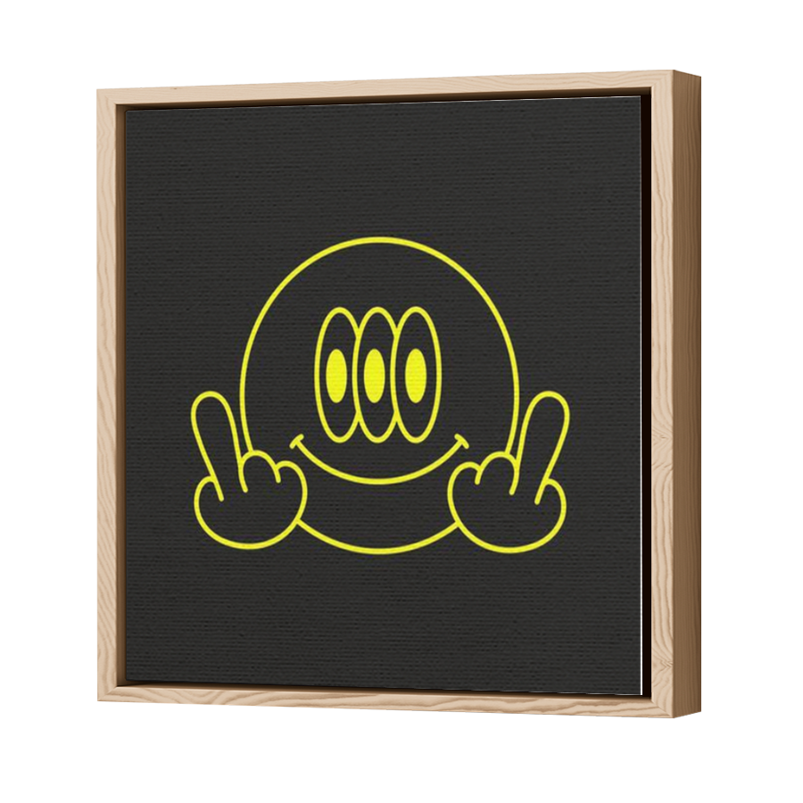 Thumbnail for Canvas - Wood Grain Floating Frame