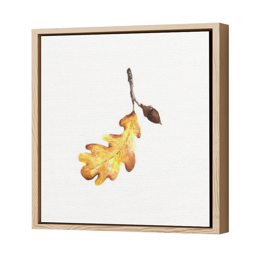 Thumbnail for Canvas - Wood Grain Floating Frame