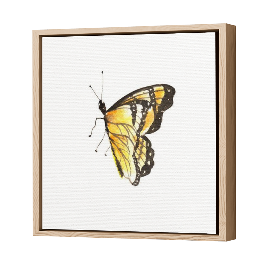 Thumbnail for Canvas - Wood Grain Floating Frame