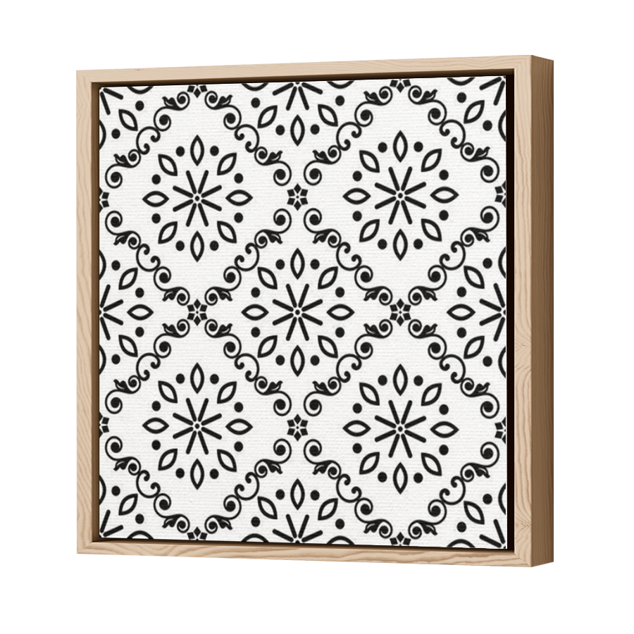 Thumbnail for Canvas - Wood Grain Floating Frame
