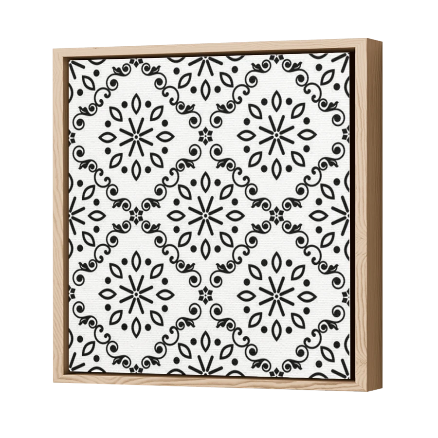 Thumbnail for Canvas - Wood Grain Floating Frame