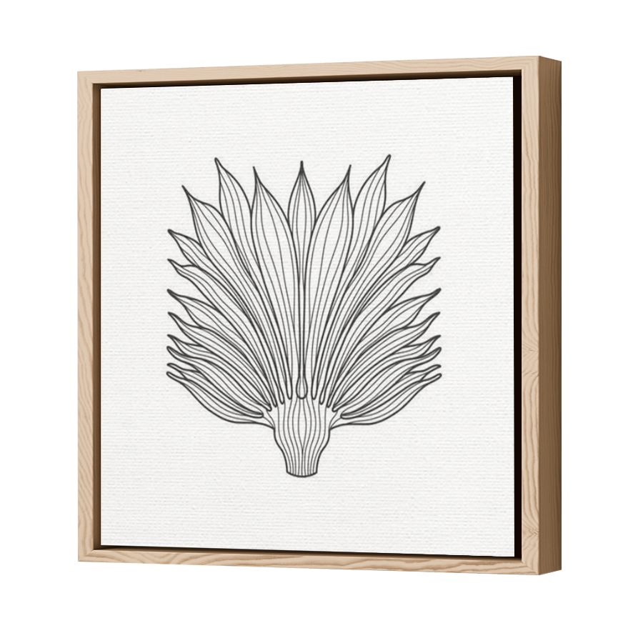 Thumbnail for Canvas - Wood Grain Floating Frame