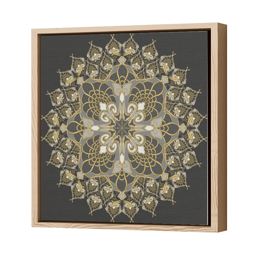 Thumbnail for Canvas - Wood Grain Floating Frame