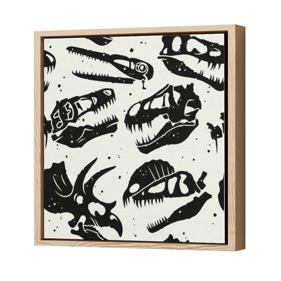 Thumbnail for Canvas - Wood Grain Floating Frame
