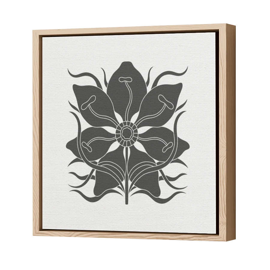 Thumbnail for Canvas - Wood Grain Floating Frame