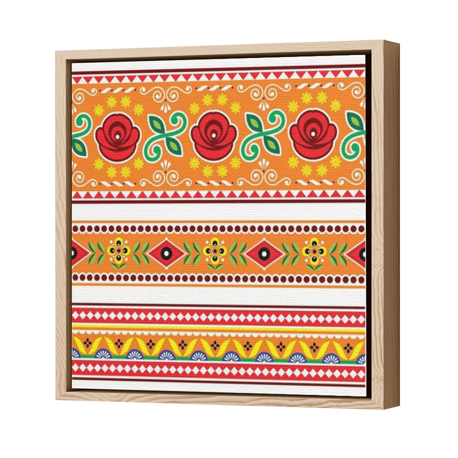 Thumbnail for Canvas - Wood Grain Floating Frame