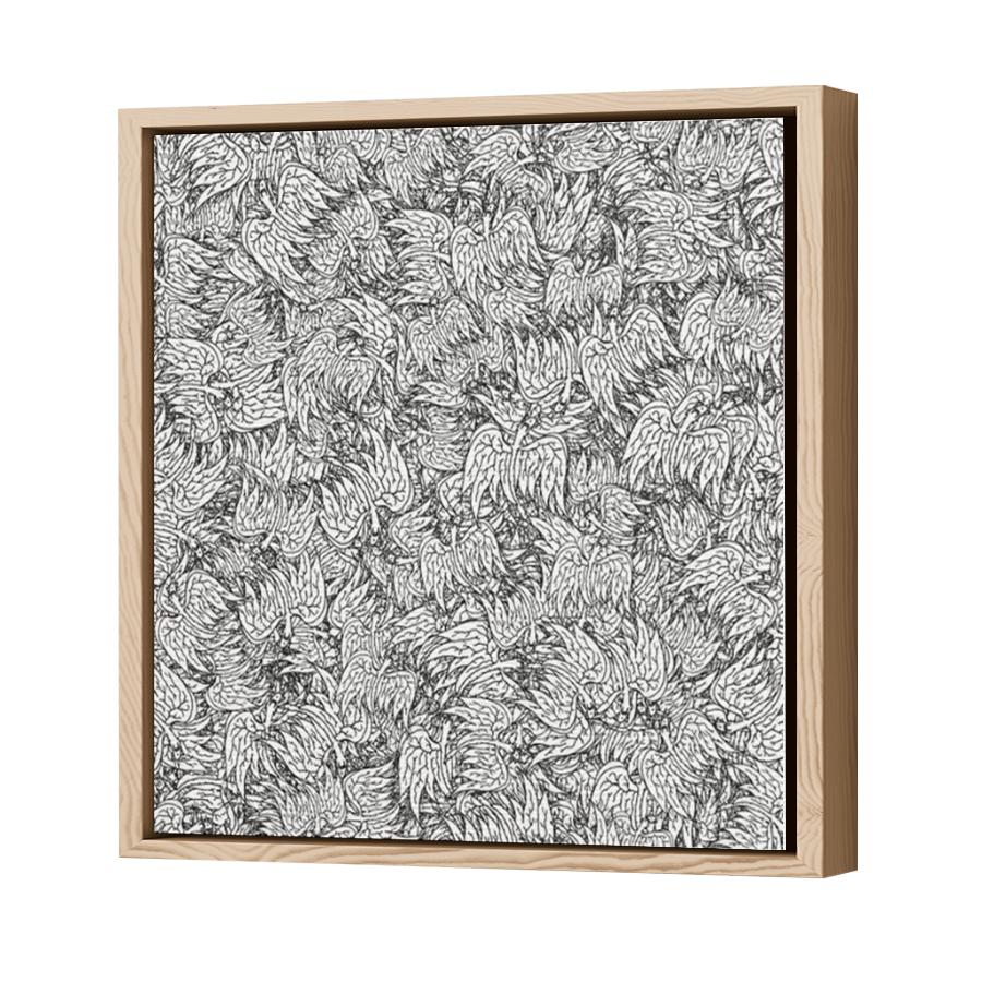 Thumbnail for Canvas - Wood Grain Floating Frame