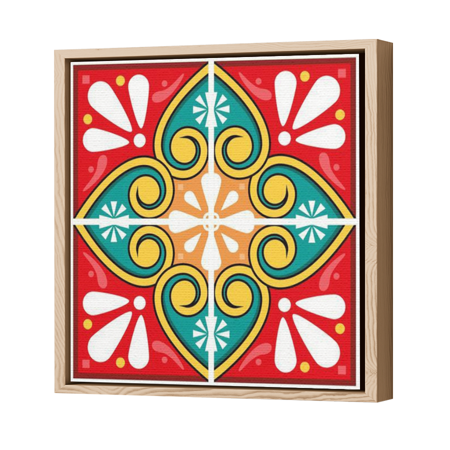Thumbnail for Canvas - Wood Grain Floating Frame