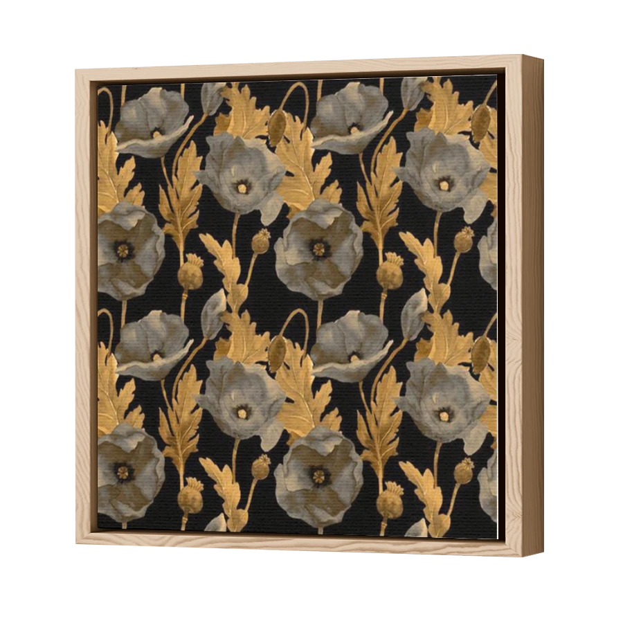 Thumbnail for Canvas - Wood Grain Floating Frame