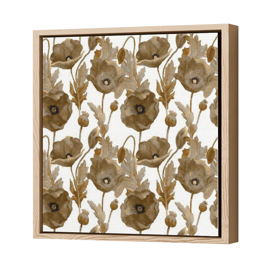 Thumbnail for Canvas - Wood Grain Floating Frame