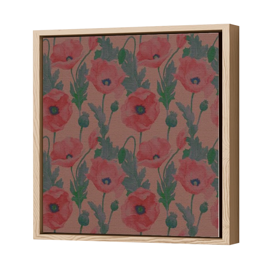 Thumbnail for Canvas - Wood Grain Floating Frame