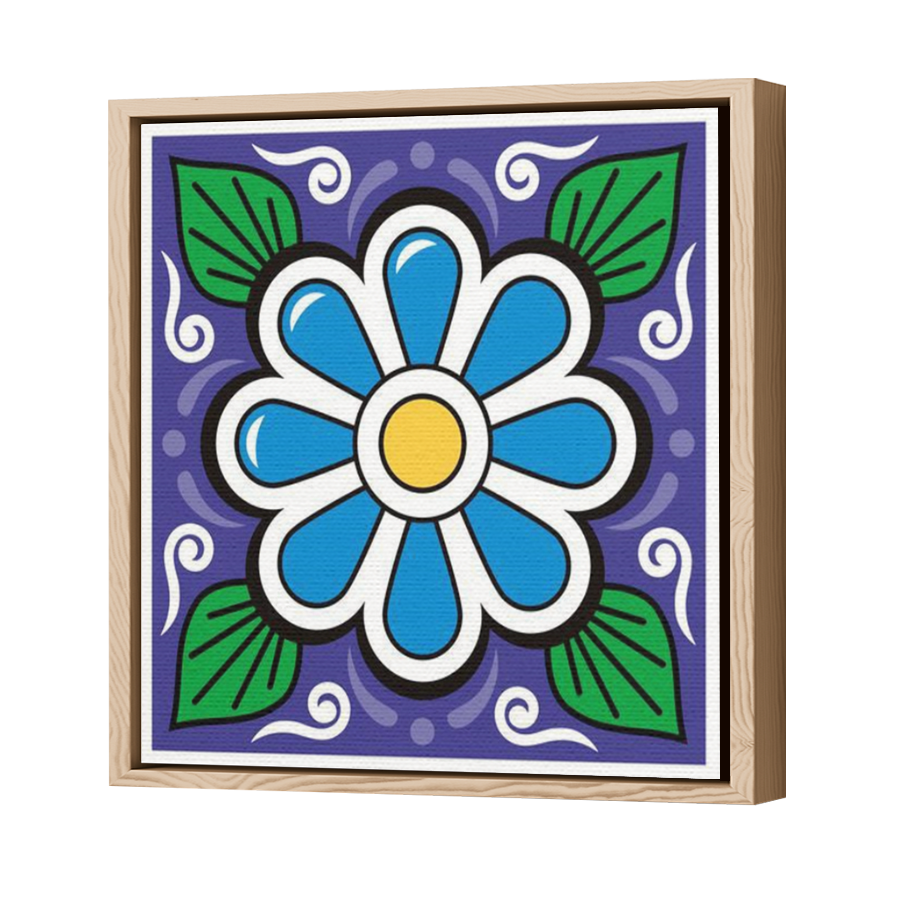 Thumbnail for Canvas - Wood Grain Floating Frame
