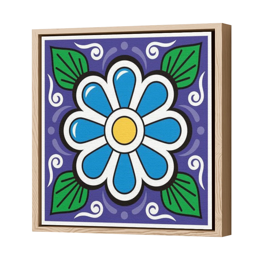 Thumbnail for Canvas - Wood Grain Floating Frame