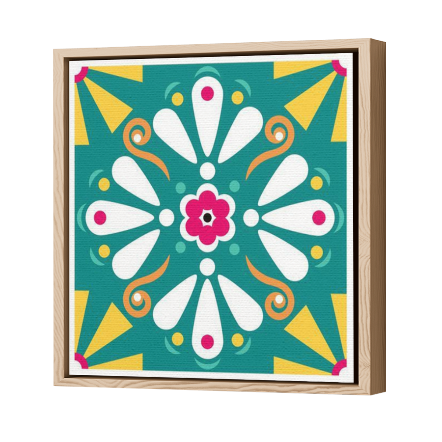 Thumbnail for Canvas - Wood Grain Floating Frame