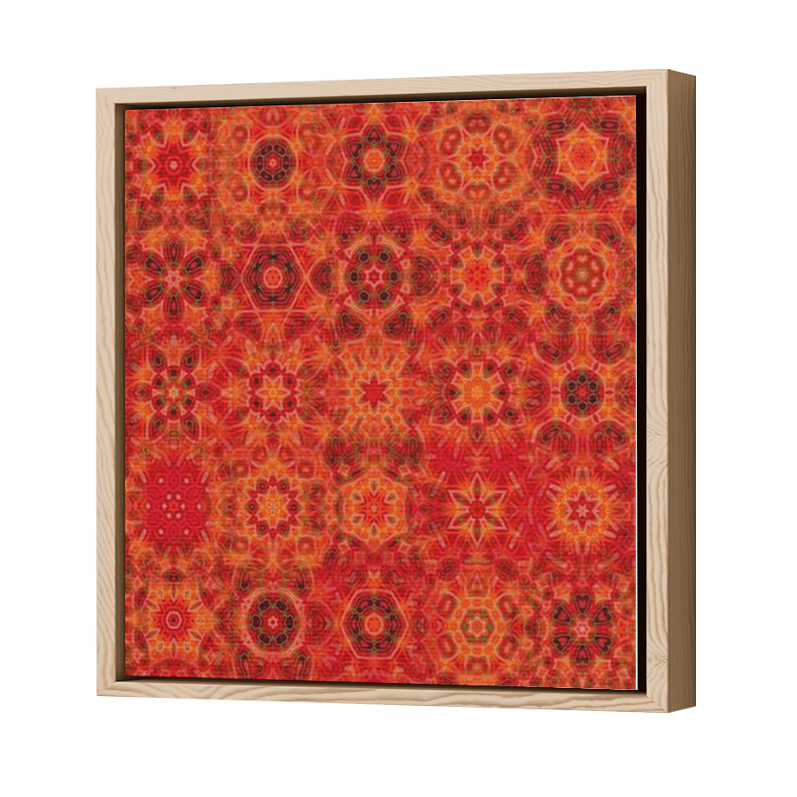Thumbnail for Canvas - Wood Grain Floating Frame